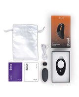 We-Vibe Bond Rechargeable Silicone Cock Ring - Black