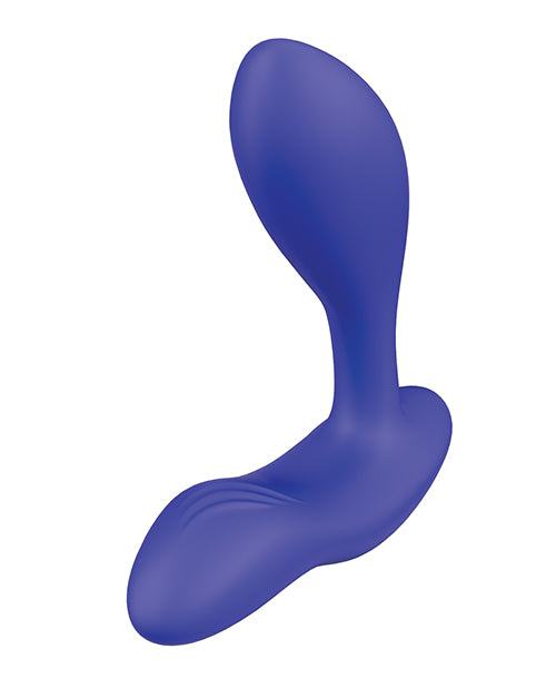 We-Vibe Vector+ Rechargeable Silicone Vibrating Prostate Massager with Remote Control - Royal Blue