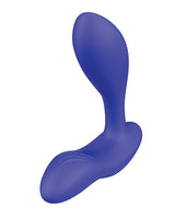 We-Vibe Vector+ Rechargeable Silicone Vibrating Prostate Massager with Remote Control - Royal Blue