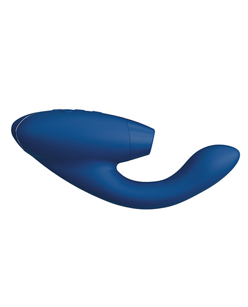 Womanizer Duo 2 Silicone Rechargeable Clitoral and G-Spot Stimulator - Blue