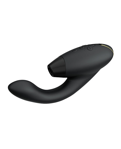 Womanizer Duo 2 Silicone Rechargeable Clitoral and G-Spot Stimulator - Black