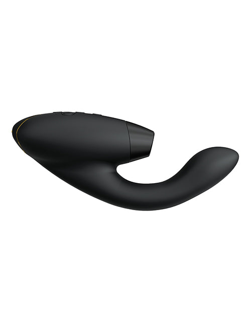 Womanizer Duo 2 Silicone Rechargeable Clitoral and G-Spot Stimulator - Black