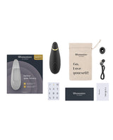 Womanizer Premium 2 Rechargeable Silicone Clitoral Stimulator - Black