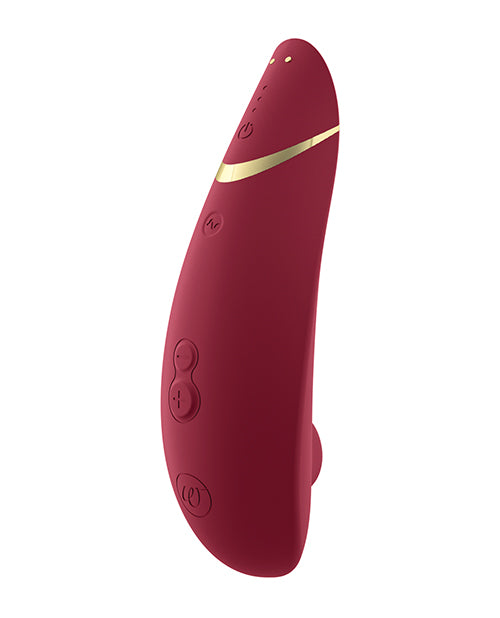 Womanizer Premium 2 Rechargeable Silicone Clitoral Stimulator - Bordeaux