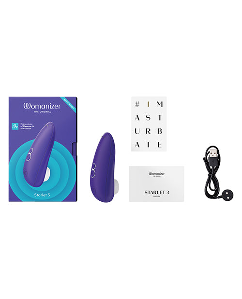 Womanizer Starlet 3 Rechargeable Silicone Clitoral Stimulator - Indigo