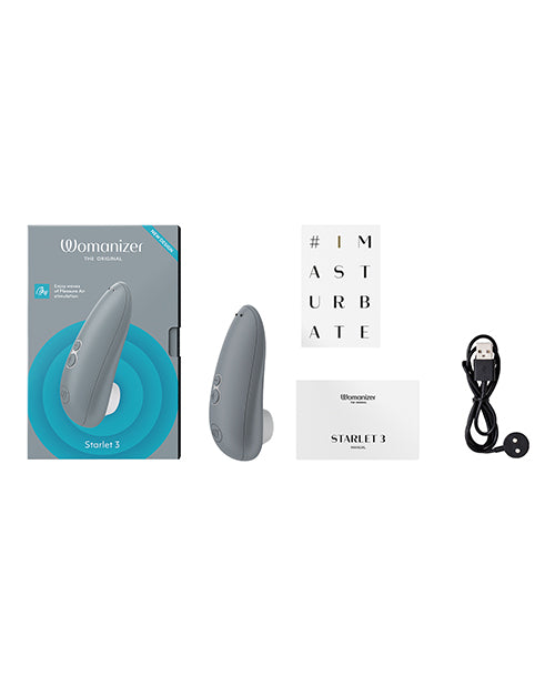 Womanizer Starlet 3 Rechargeable Silicone Clitoral Stimulator - Gray