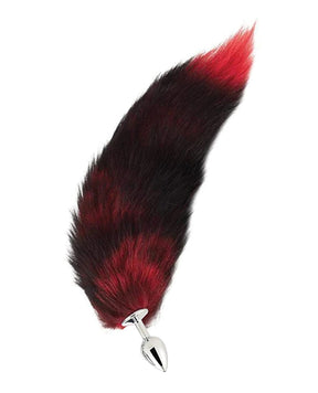 Fox Tail Small Plug - Red