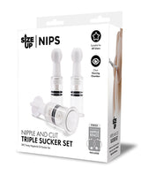 Size Up Nipple & Clit Triple Sucker Set