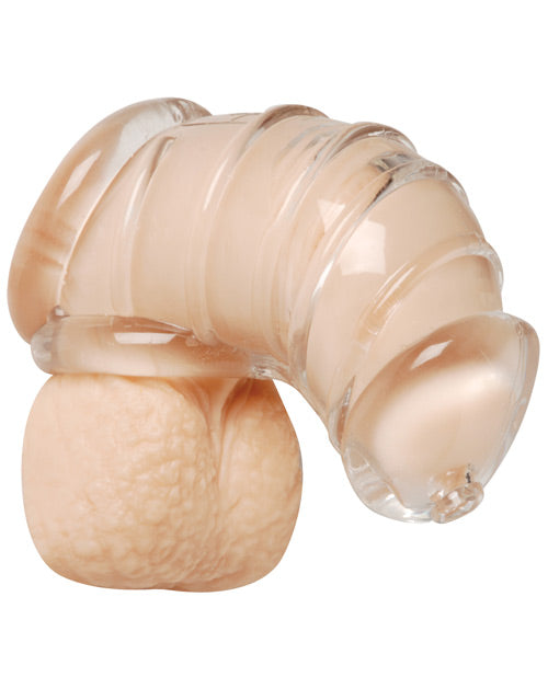 Master Series Detained Soft Body Chastity Cage - Clear