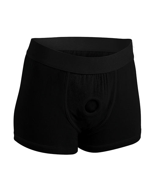 Strap U Mod Active Style Harness + Built In O Ring - XXXLarge - Black