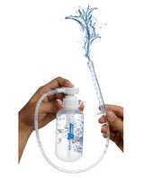 CleanStream Pump Action Enema Bottle with Nozzle - Clear