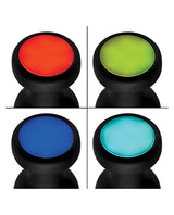 Booty Sparks Silicone Vibrating LED Plug - Small - Black