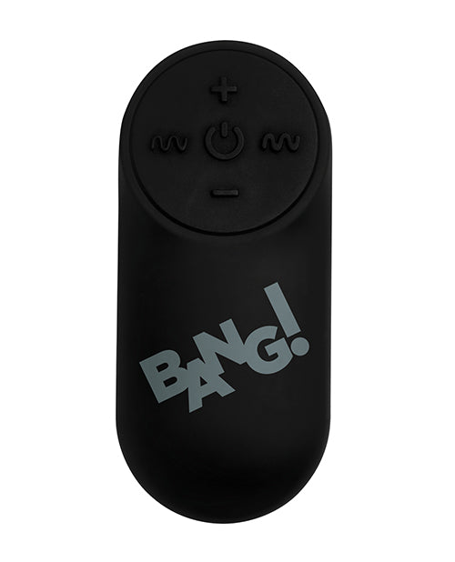 Bang! Vibrating Bullet with Remote Control - Black