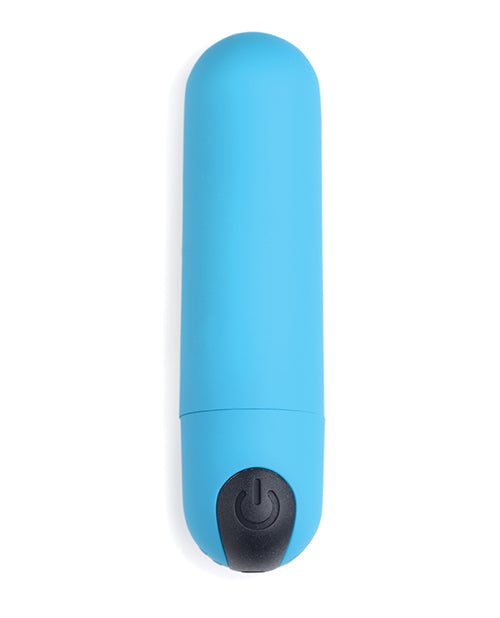 Bang! Vibrating Bullet with Remote Control - Blue