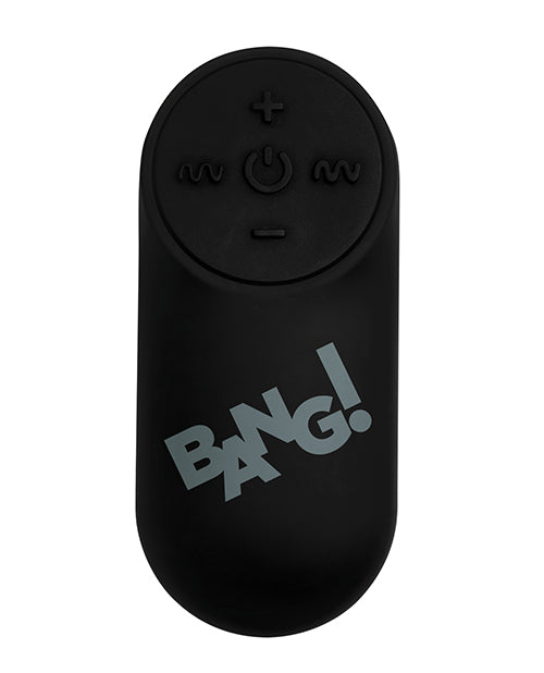 Bang! Vibrating Bullet with Remote Control - Blue