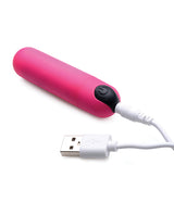 Bang! Vibrating Bullet with Remote Control - Pink