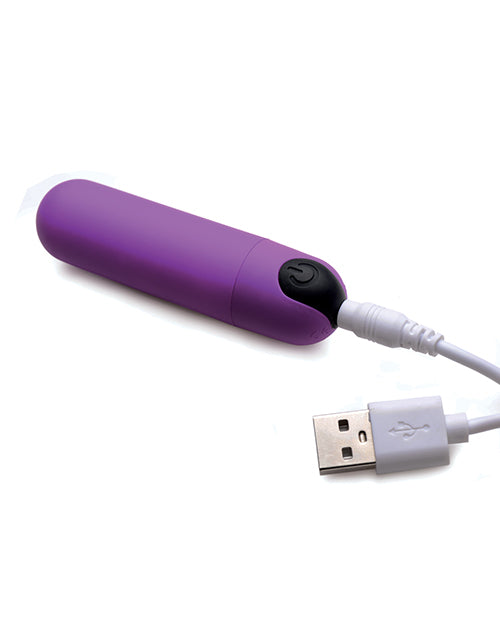 Bang! Vibrating Bullet with Remote Control - Purple