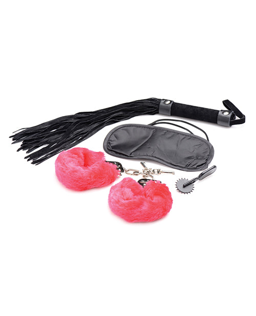 Frisky Passion Fetish Kit 4pc - Red/Black