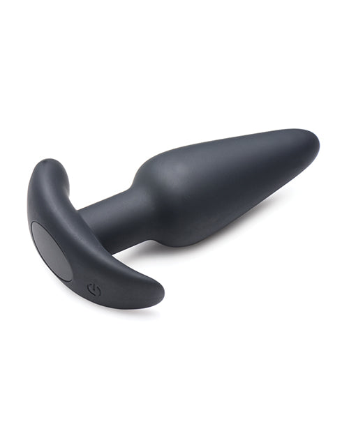 Bang! 21x Vibrating Silicone Rechargeable Butt Plug with Remote Control - Black