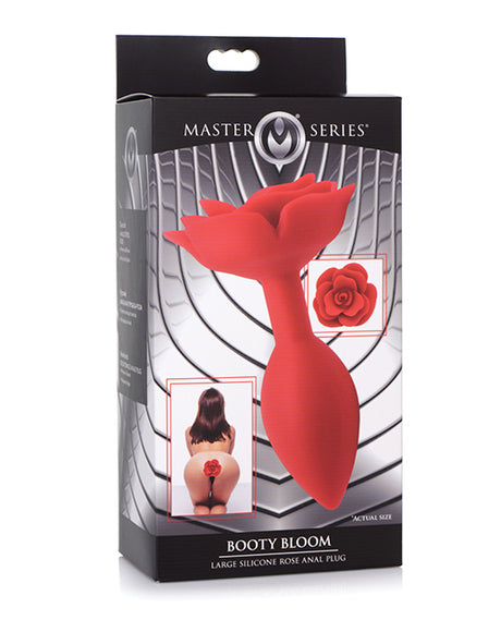 Booty Bloom Silicone Rose Anal Plug - Large