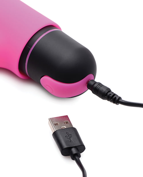 Bang! XL Bullet and Rabbit Silicone Sleeve Set - Pink/Black