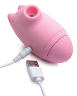 Inmi Shegasm Kitty Licker 5X Silicone Rechargeable Clit Stimulator - Pink