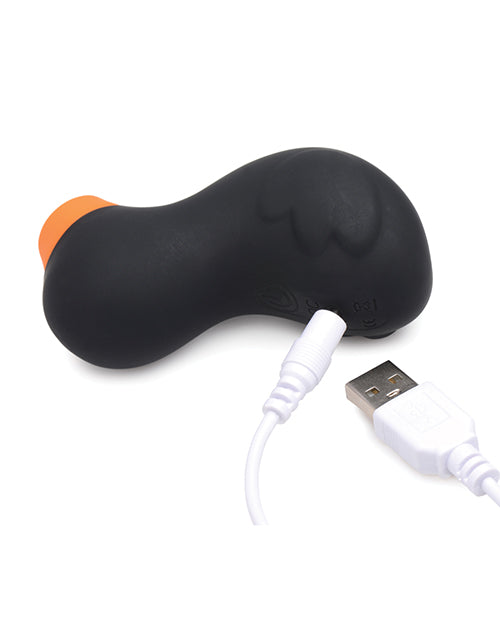 Inmi Shegasm Sucky Ducky Silicone Rechargeable Clitoral Stimulator - Black