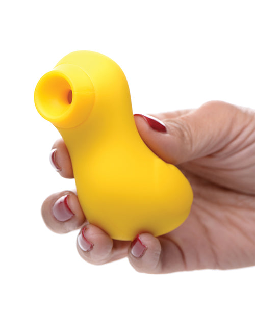 Inmi Shegasm Sucky Ducky Silicone Rechargeable Clitoral Stimulator - Yellow