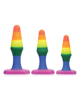 Frisky Rainbow Silicone Anal Trainer Set (3 piece)