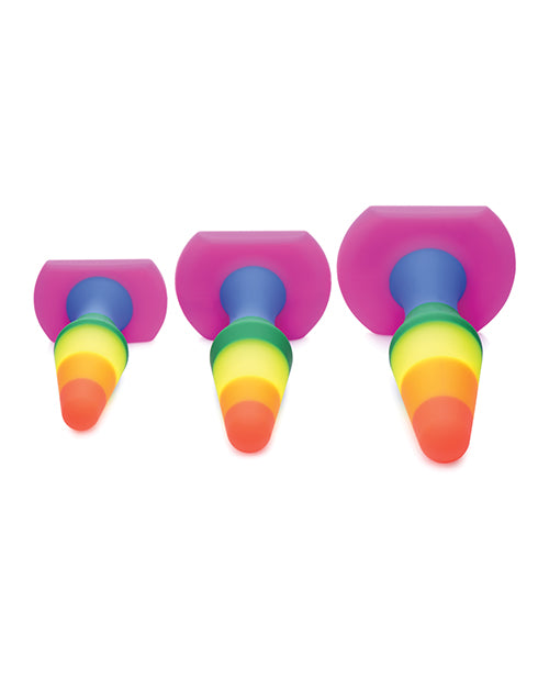 Frisky Rainbow Silicone Anal Trainer Set (3 piece)