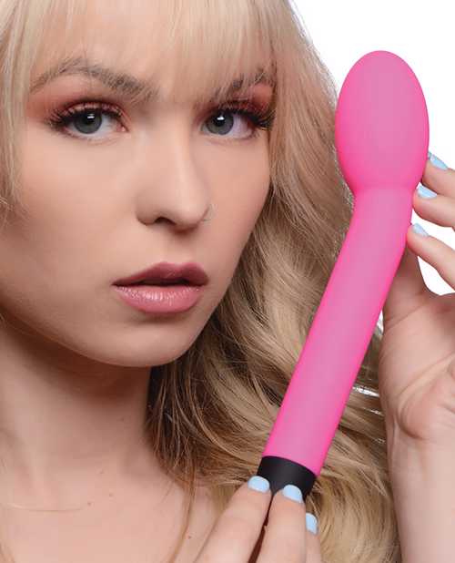 Bang! 10X Rechargeable Silicone G-Spot Vibrator - Pink