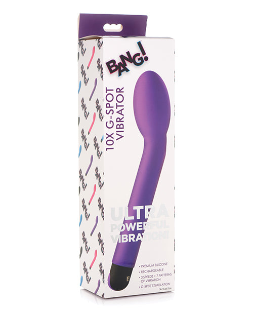 Bang! 10X G Spot Vibrator - Purple