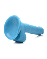 Pop Peckers Dildo with Balls 6.5in - Blue