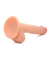 Pop Peckers Dildo with Balls 6.5in - Vanilla