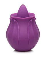 Inmi Bloomgasm Wild Violet 10x Silicone Rechargeable Licking Clit Stimulator - Violet