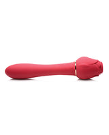 Inmi Bloomgasm Suction Rose Vibrator Rechargeable Clit Stimulator - Red