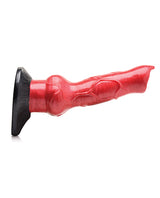 Creature Cocks Hell-Hound Canine Penis Silicone Dildo 7.5in - Red/Black