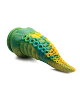 Creature Cocks Monstropus Tentacled Monster Silicone Dildo - Green/Yellow/Blue