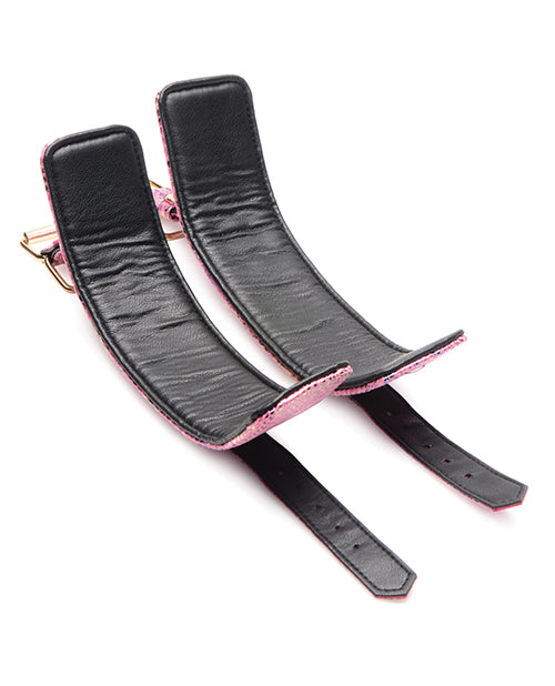 Master Series Captive Cobra Bondage Set (6 Piece) - Pink/Rainbow