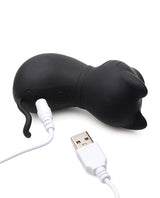 Shegasm Sucky Kitty Rechargeable Silicone Clitoral Stimulator - Black