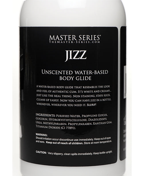 Master Series Jizz Unscented Water Based Lubricant 16oz