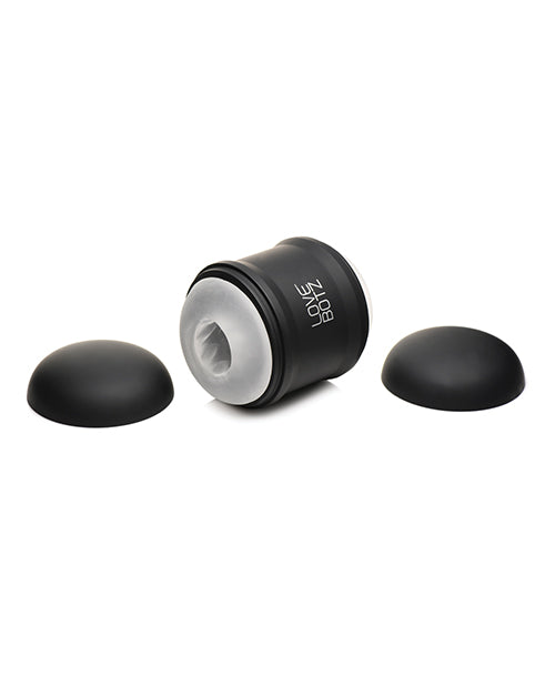 LoveBotz 10X Cyber Stroke Rechargeable Vibrating Stroker - Black