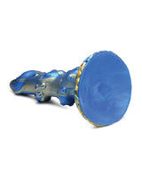 Creature Cocks Lord Kraken Silicone Dildo - Blue/Gold