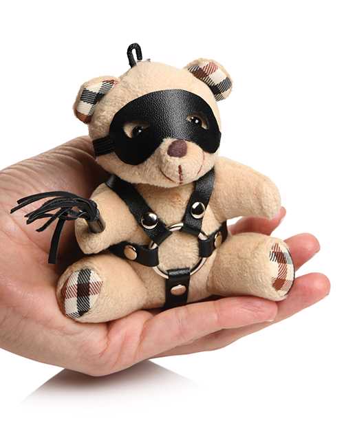 Master Series BDSM Teddy Bear Keychain - Tan