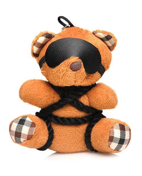 Master Series Rope Teddy Bear Keychain - Burnt Orange