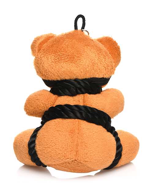 Master Series Rope Teddy Bear Keychain - Burnt Orange