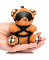 Master Series Rope Teddy Bear Keychain - Burnt Orange