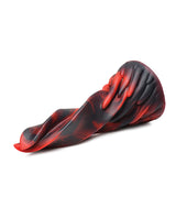 Creature Cocks Hell Kiss Twisted Tongues Silicone Dildo - Red/Black
