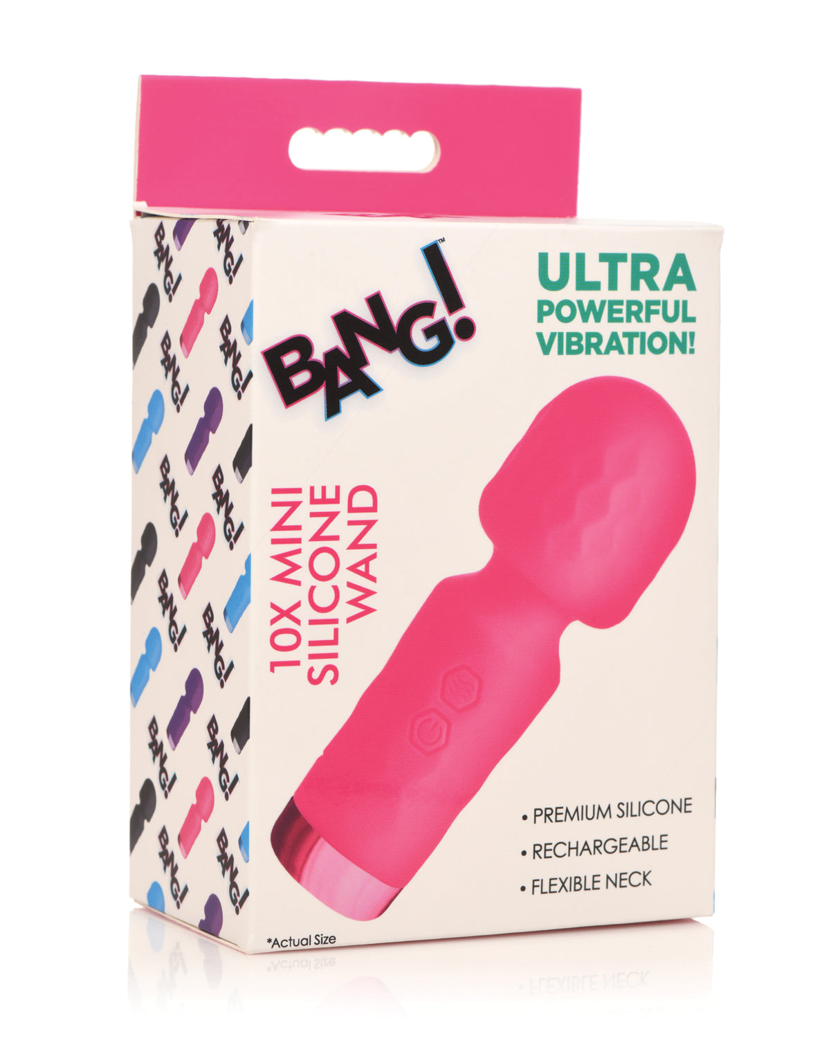 Bang! 10X Mini Silicone Wand - Pink