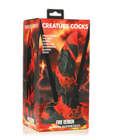 Creature Cocks Fire Demon Monster Silicone Dildo